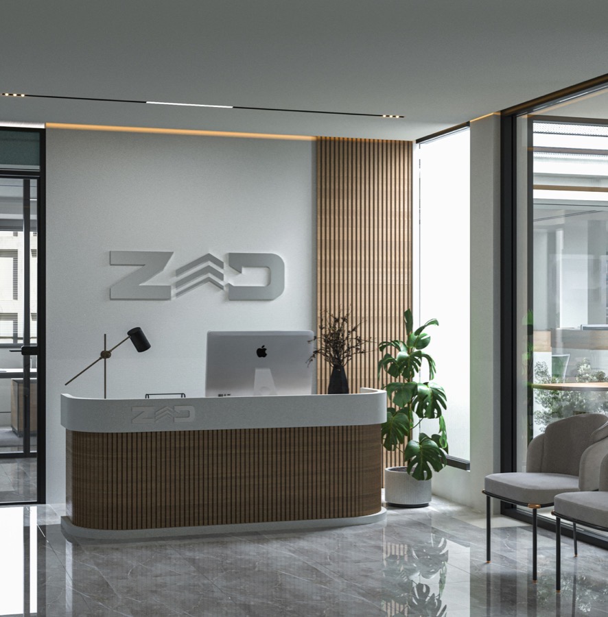 A spotless hotel room or hospitality space